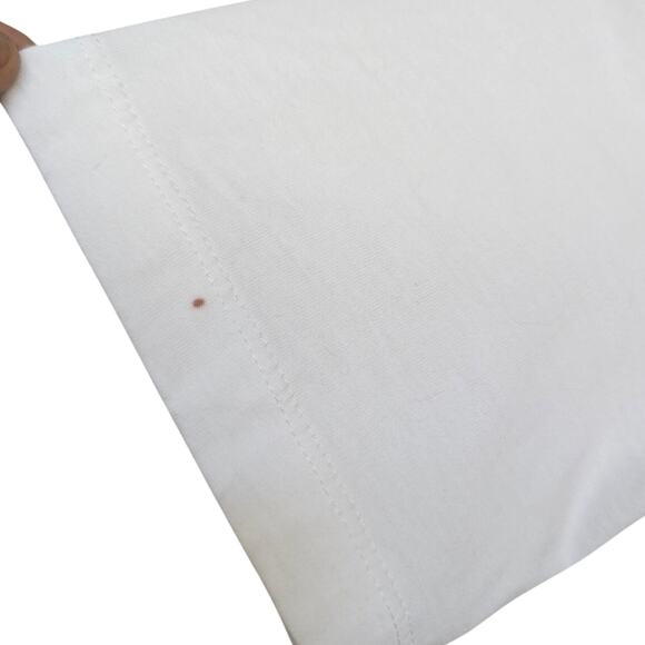 Simone Rocha Ruffle Asymmetrical White T-Shirt - Picture 3 of 8